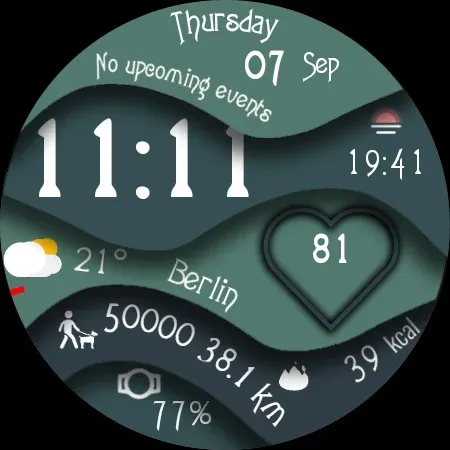 Ccwf022 Digital Watch Face screenshot 13