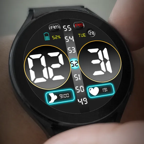 Digital Watch Face Key 011 screenshot 8