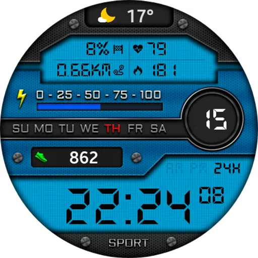 Digital Dadan Watch Face screenshot 19