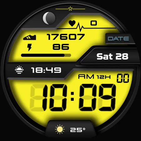 Colorful Digital Watch Face screenshot 37