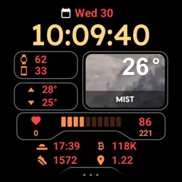 MDS01 Digital Watch Face screenshot 11