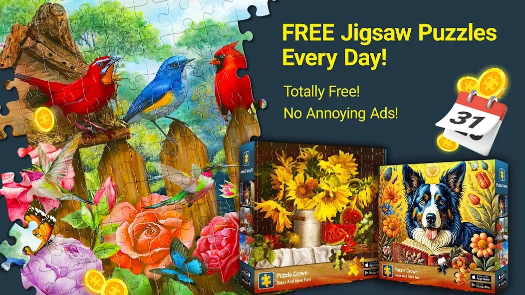 Jigsaw Puzzles Crown: HD Games screenshot 1