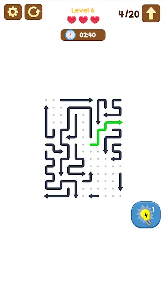 Arrow Flow - Maze Escape screenshot 2