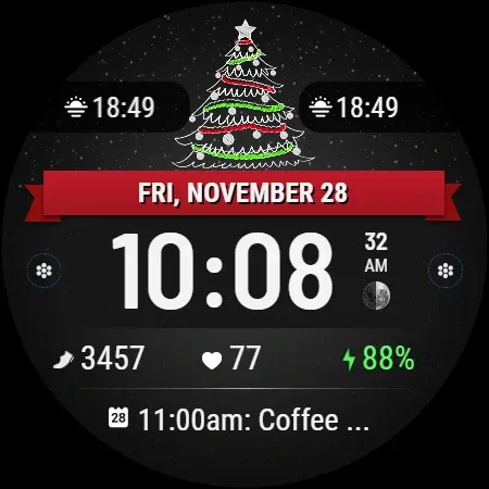 VF01 Christmas Watch Face screenshot 21