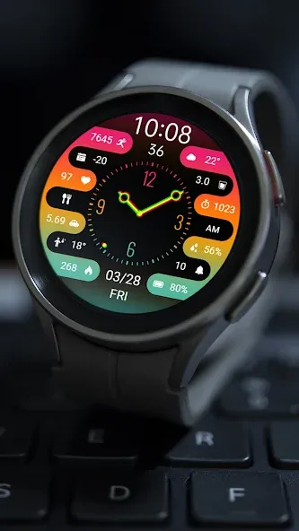 ZKin Watch Colorful Clock screenshot 6