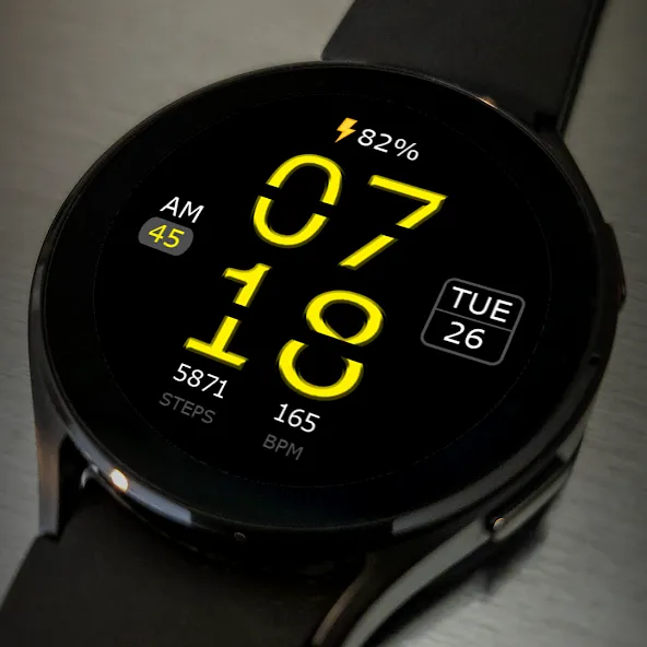 Key WF12 Digital Watch Face screenshot 4