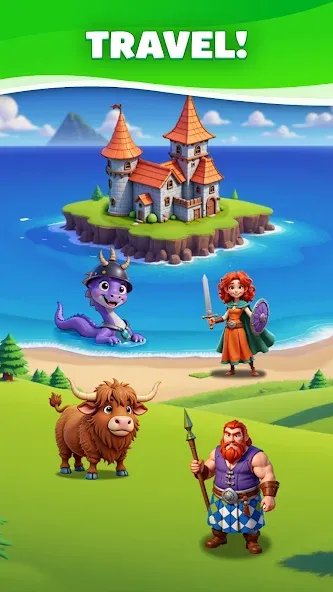 Merge Travel: Build Dream Town screenshot 4