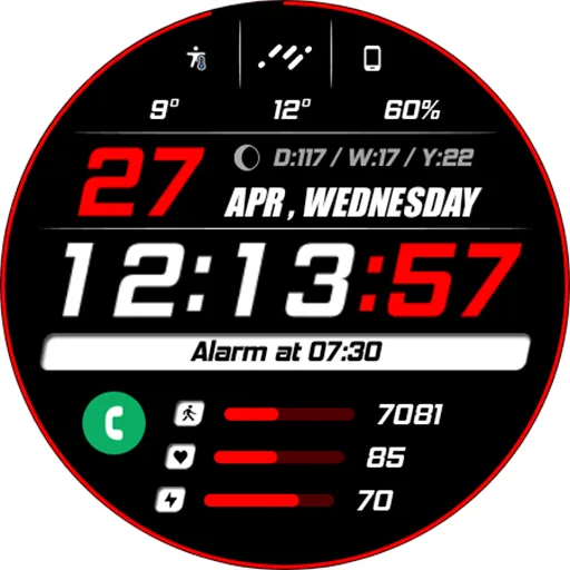 WFP 243 Sporty watch face screenshot 27