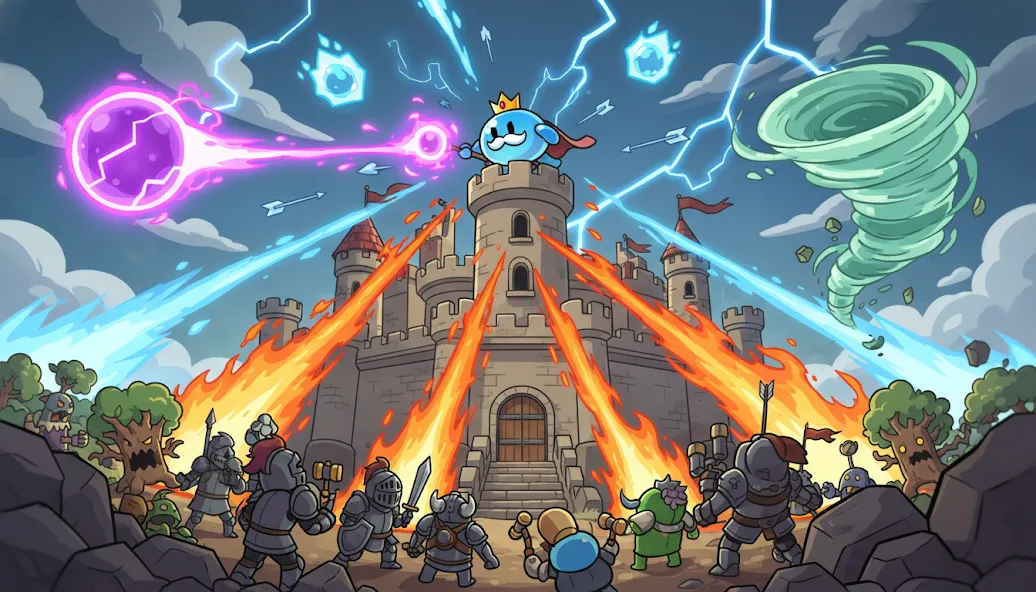 Spin Spin Defense screenshot 1