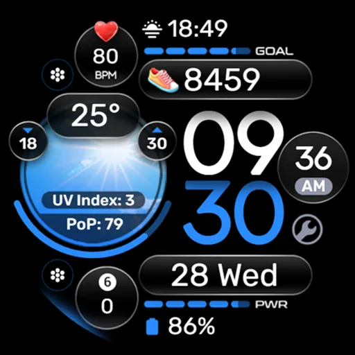 Weather Watch Face - OMG 373 screenshot 24