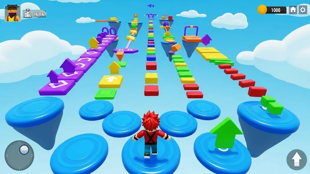 Obby Parkour: Superhero Stunts screenshot 4