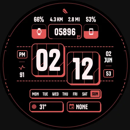 TKS 05 Borderline Watch Face screenshot 9
