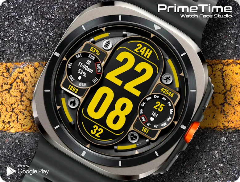 PT11 Digital Watch Face screenshot 3