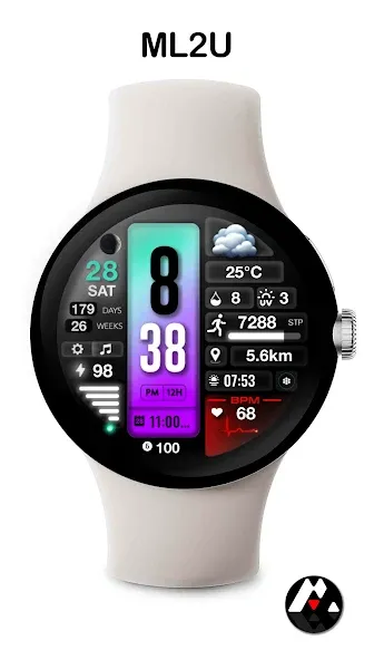 ML2U 268 Watch Face screenshot 1