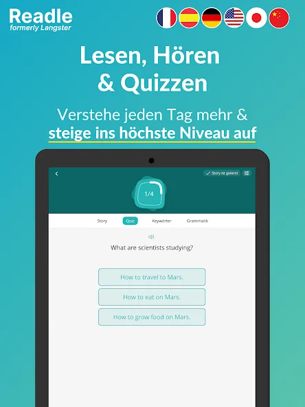 Readle (ex—Langster) Sprachen screenshot 14