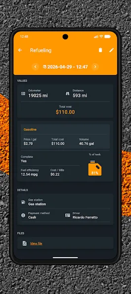Drivvo - Vehicle management screenshot 6