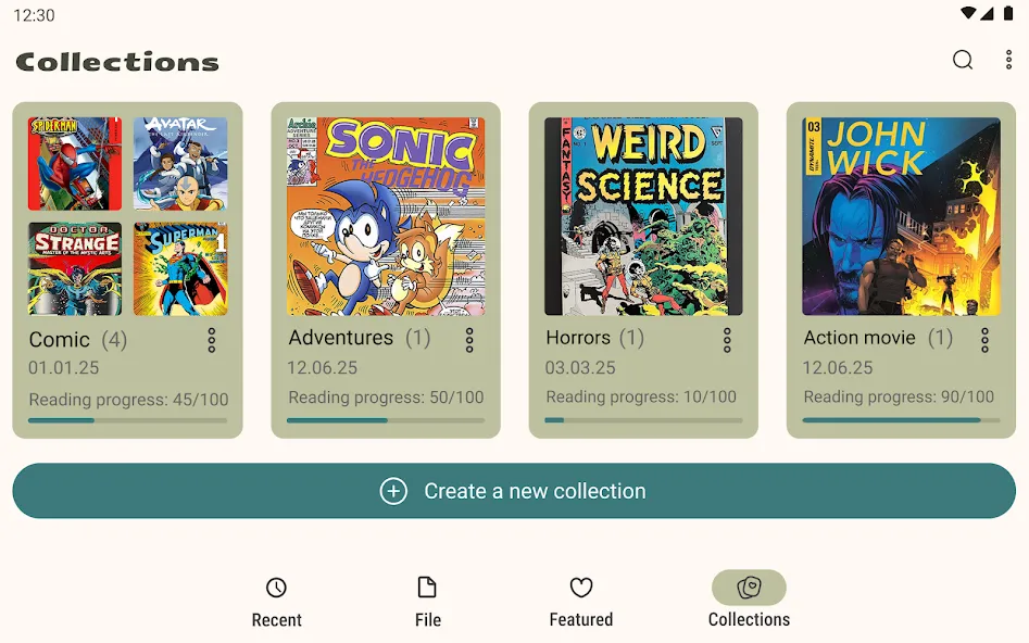 Comic Book Reader (cbz/cbr) screenshot 11