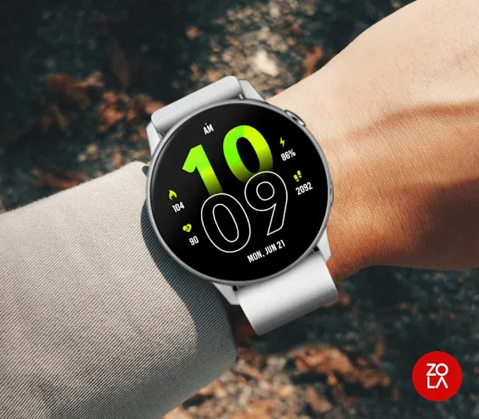 Active Green Fit Watch Face screenshot 3