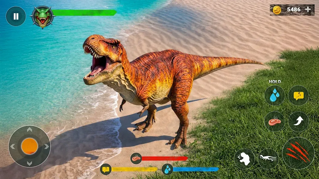 Jurassic Clash Dino Sim Primal screenshot 1