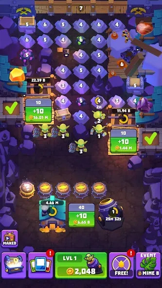 Gold & Goblins - Merge Spiele screenshot 5