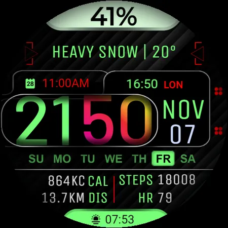 Watch Face WF162 screenshot 8