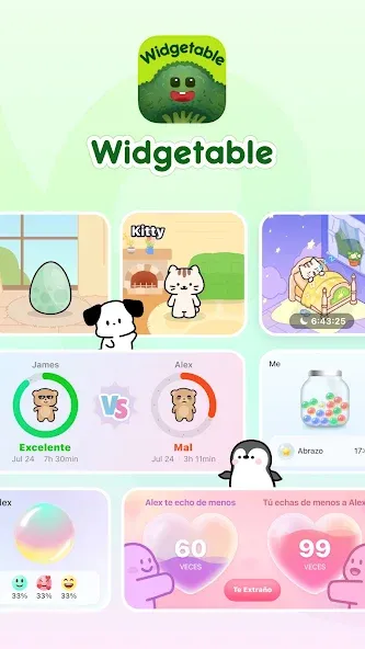 Widgetable: Besties & Parejas screenshot 1
