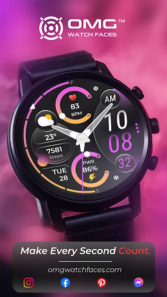 OMG 339 Hybrid Watch Face screenshot 4
