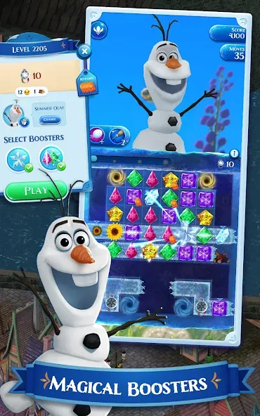 Disney Frozen Free Fall Games screenshot 5