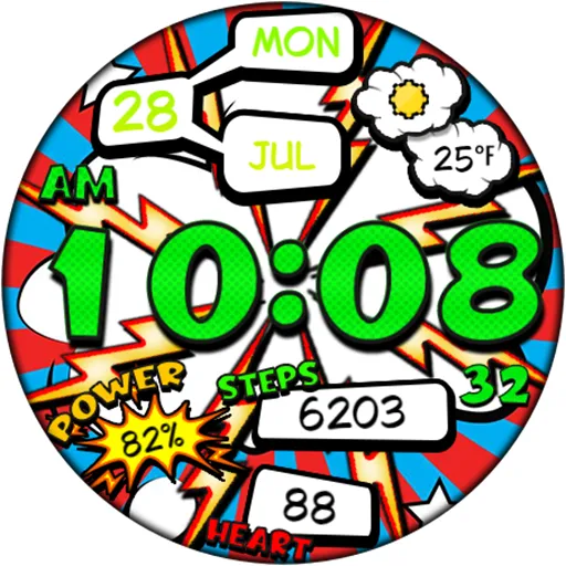 DIGI COMICON CTS43 Watch face screenshot 21