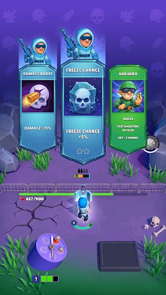 Bullet Heroes: TD RPG Shooter screenshot 2