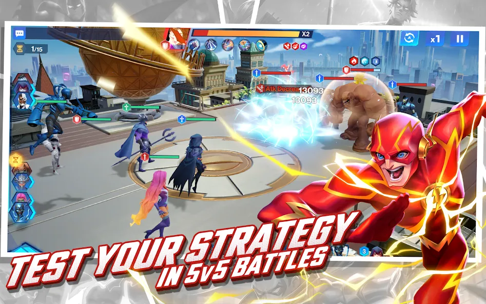 DC Worlds Collide Strategy RPG screenshot 13