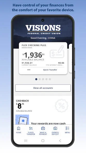 Visions FCU Mobile screenshot 3