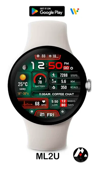 ML2U 228 Watch Face screenshot 7