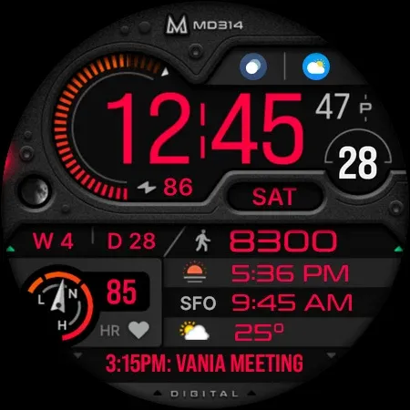 MD314 Health Watch Face screenshot 10