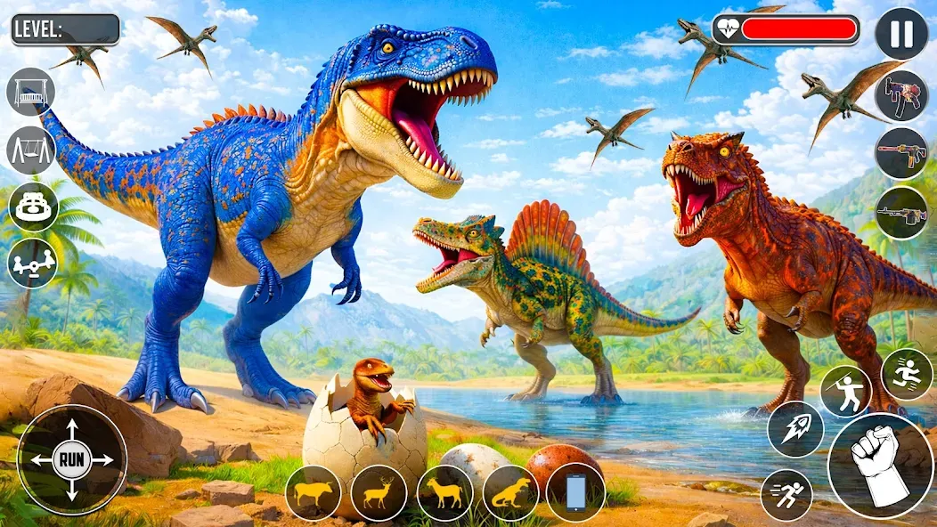 Dinosaur Family Hunting Game screenshot 8