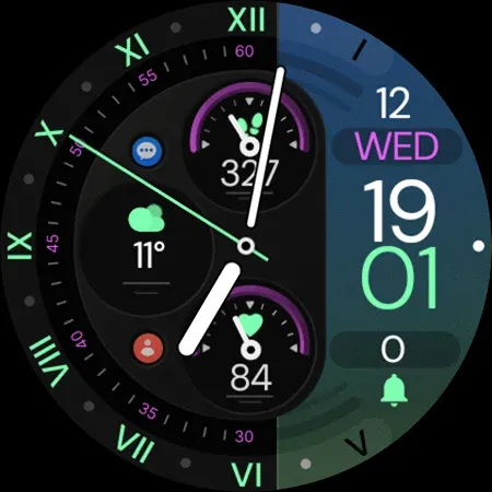 Dream 160 Hybrid Watch Face screenshot 10