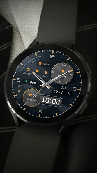 Simple Blue ZKin Watch screenshot 6