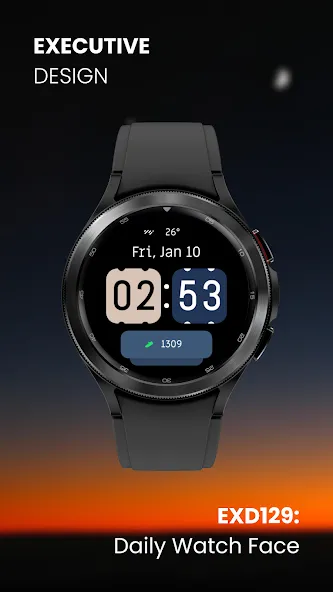 EXD129: Daily Watch Face screenshot 2