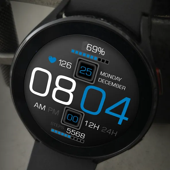 Key111 Digital Sport WatchFace screenshot 8