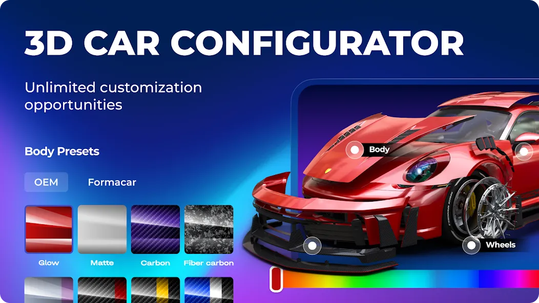 Formacar: modificar 3D carros screenshot 1