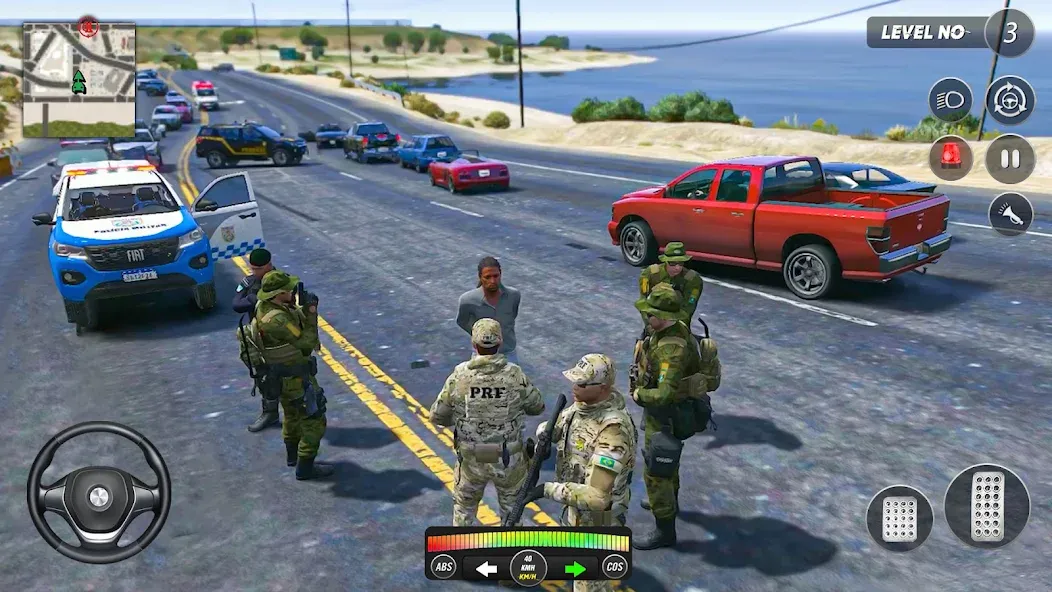 US Police Car Chase Cop Sim 3d screenshot 8