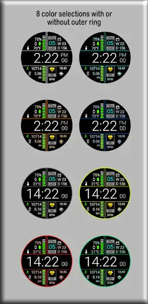 Iris508 Digital Watch Face screenshot 6
