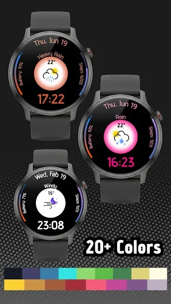 Digital Watchface D10 screenshot 4