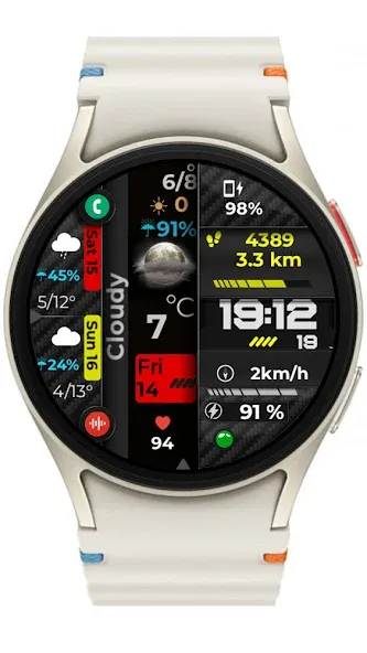 Watch Face CUE145 screenshot 4