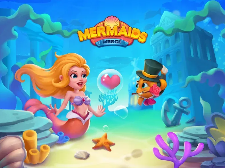 Merge Mermaids-magic puzzles screenshot 14