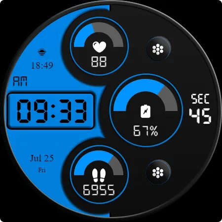Key WF89 Digital Watch Face screenshot 25