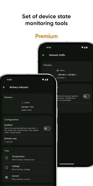 Castro Premium - system info screenshot 7