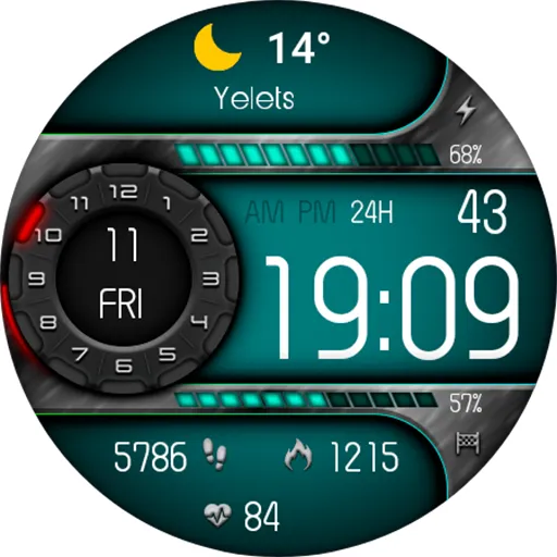 Digital Odaxuwo Watch face screenshot 21