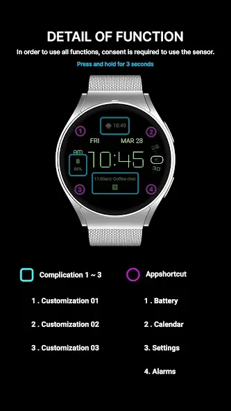 ACRO Tion simple Digital Watch screenshot 8