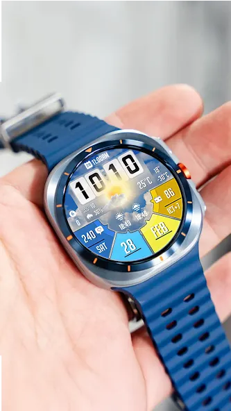 N-SPORT550 FlipDial Watch Face screenshot 2